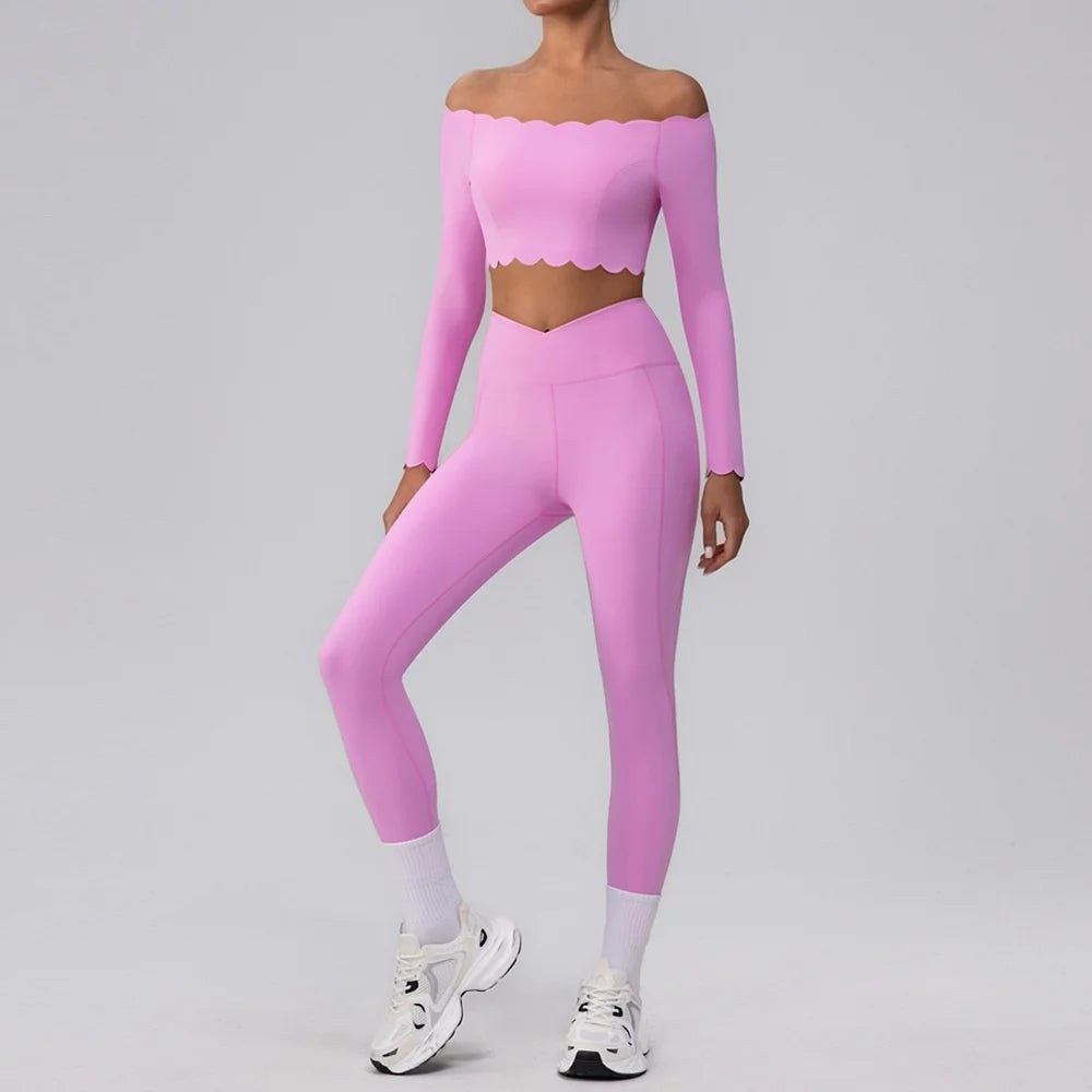 Women Yoga Leggings Hips Lifting Gym Leggings V Waist Sport Pants High Waist Fitness Leggings Workout Running Pants Tight