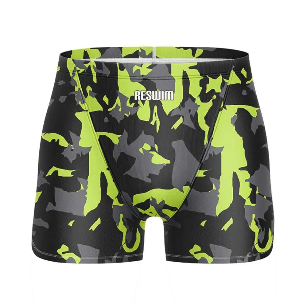 Men's Swim Shorts Swim Trunks Jammer Swimsuit Swimming Trunks Athletic Training Swimwear Boys Beach Surfing Tights Swimsuit