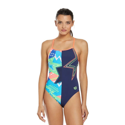 Swimwear Women One Piece Swimsuit Strap Back Training Triathlon Swimming Pool Suit Swimming Plus Size Beach Wear Bathers Squad