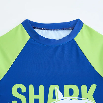 Boys Swimsuit Two Pieces With Shorts Kids Swimwear Female Children's Bathers Bathing Swimming Swim Suit Summer Beachwear