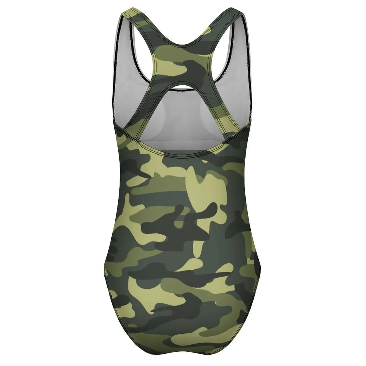Green Army Camo Swimsuit Camouflage Design Push Up Swimwear One Piece Sport Bathing Suit Bodysuit Sexy Beachwear Plus Size