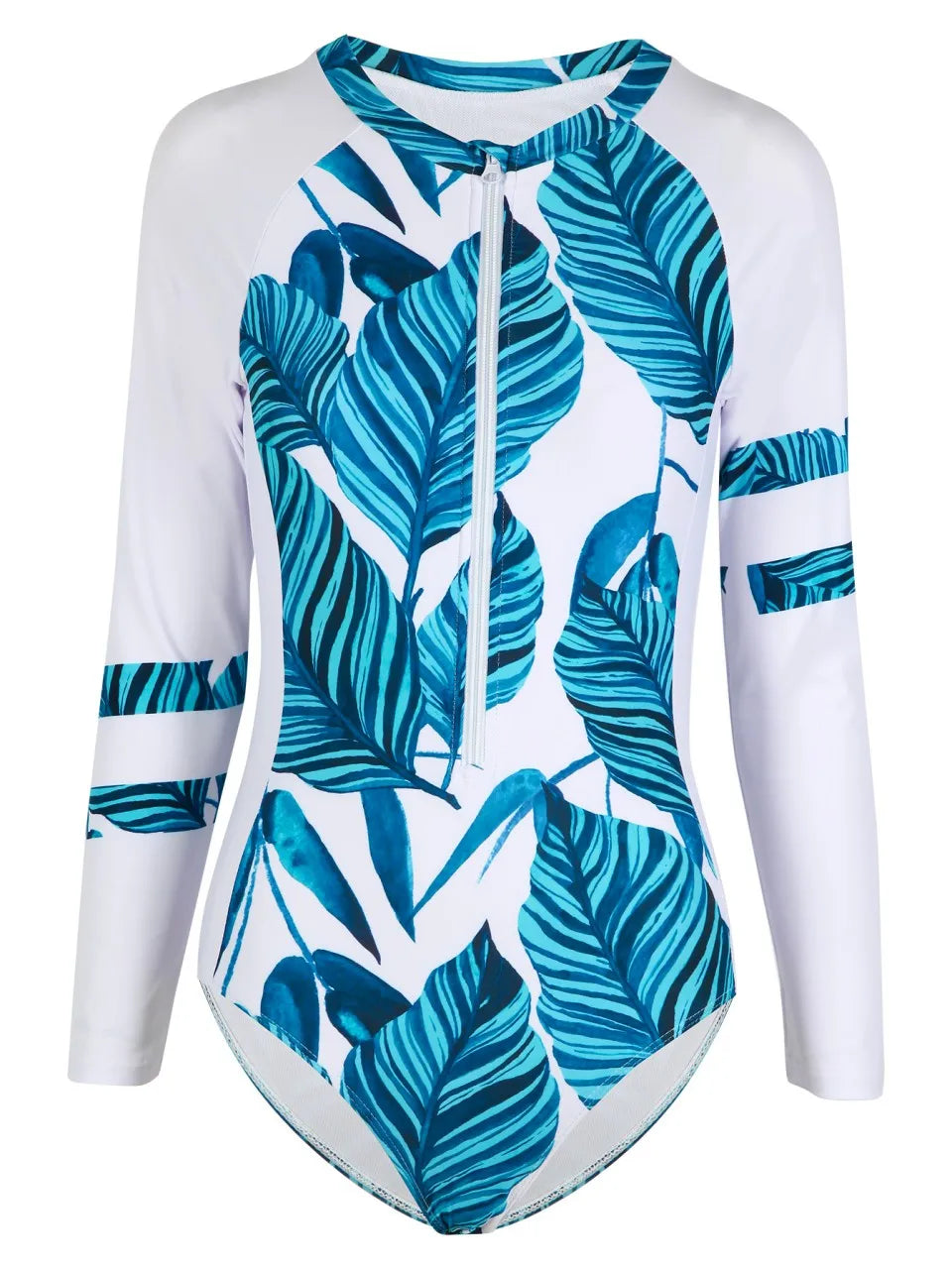 Sporty Printed Slim  Rash Guard Swimsuit  Women One Piece Padded Swimwear Female Bathers Bathing Swimming Swim Bodysuit Beachwear Summer