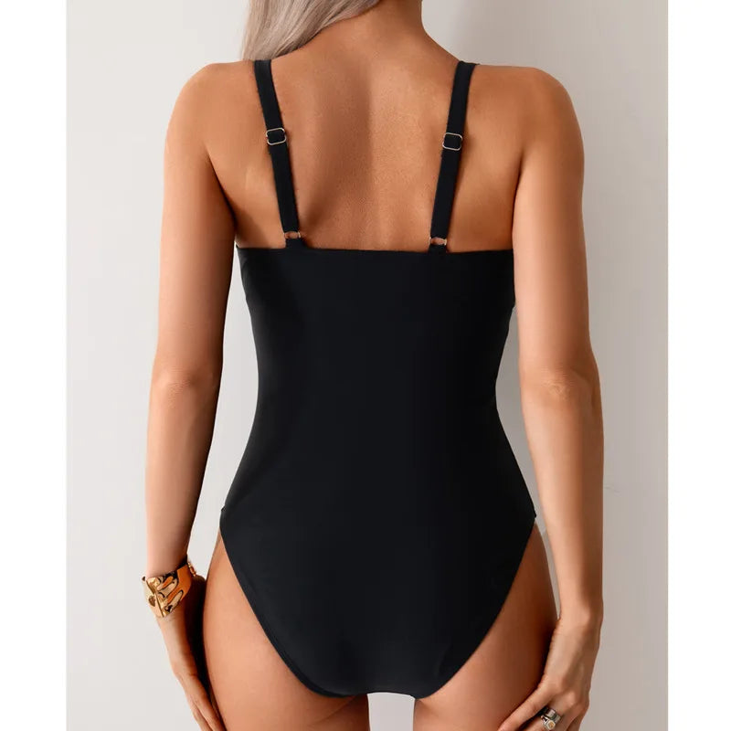 Cover Belly One-Piece Large Swimsuits Closed Plus Size Swimwear Push Up Female Body Bathing Suits Pool Beachwear Women Swim Suit