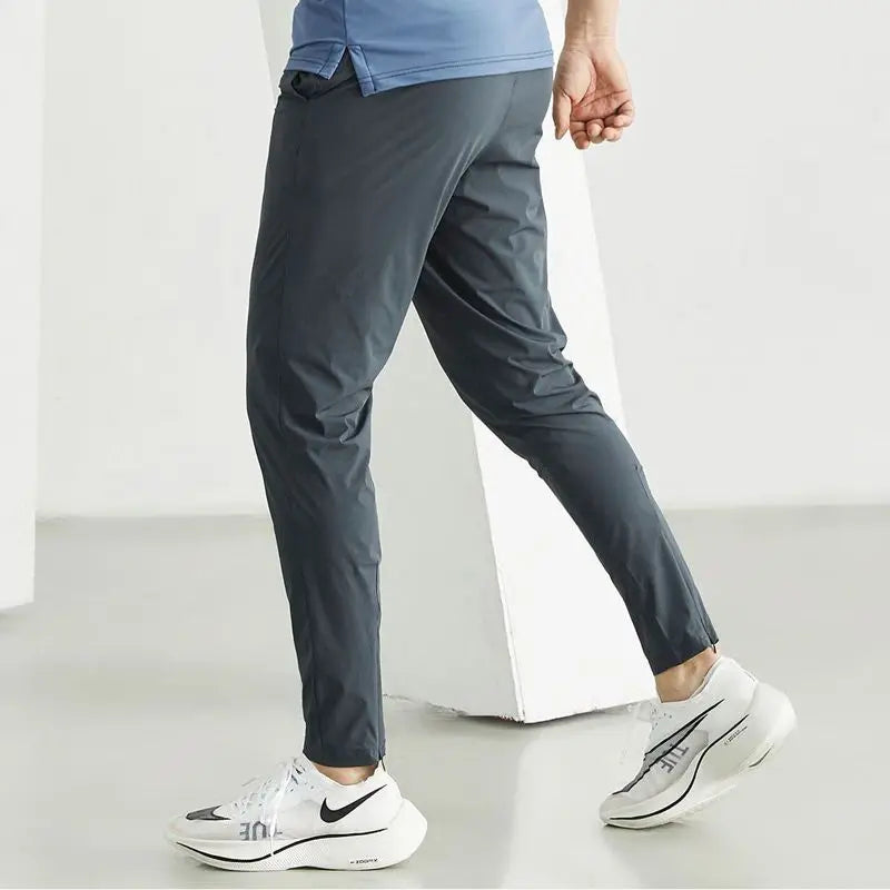 Men Sportswear Jogging Pants Elastic Running Sweatpants Gym Fitness Tight Trousers Quick Dry Tracksuit Training Sport Pants