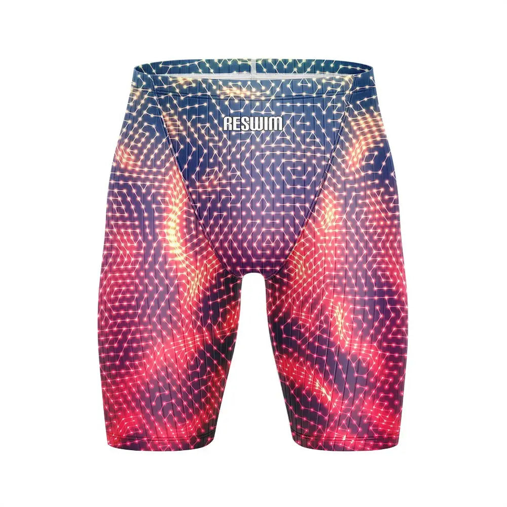 Men's Jammers Racing Swimsuit Swim Trunks Beach Tights Shorts Athletic Training Swimwear Sports Swimming Rash Guards Pants