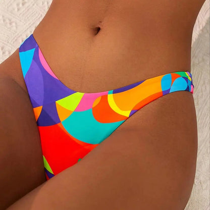 Printed Bikini Set Arrival Padded Bra Strapless Swimsuit Women Swimwear Summer Beachwear Biquini