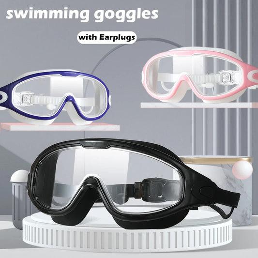 Swimming Goggles For Adult Men And Women High-Definition Waterproof And Anti Fog Electroplating Large Frame Swimming Goggles