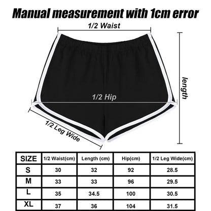 1Pcs Cotton Summer Sports Shorts for Yoga Dancing Workout Cycling Running, Breathable Dolphin Sports Shorts Pants for Women
