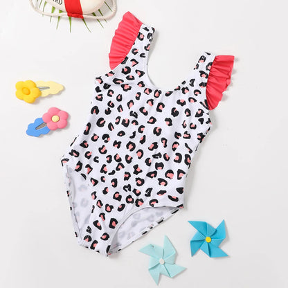 Girls Swimsuit Summer One Piece Bathing Suit Baby Swimwear Kids Girl Bikini Sets Children's Swimming Clothes Beachwear