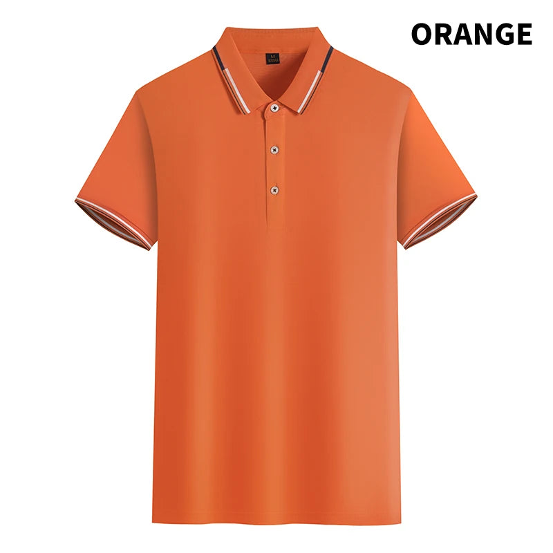 Oversized 5XL 6XL Men's Casual Polo Shirts Short Sleeve Sports 200g Golf T-Shirts