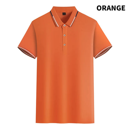 Oversized 5XL 6XL Men's Casual Polo Shirts Short Sleeve Sports 200g Golf T-Shirts