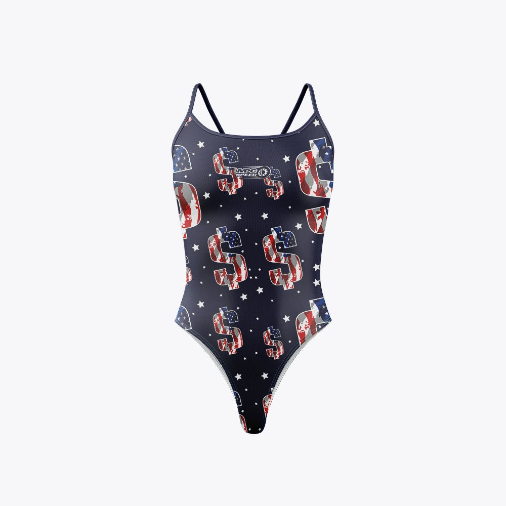 Women Swimsuit  One-piece Comfortable Competition Training Swim Suit Swimwear Functional Training Triathlon V-shoulder Tight Swimming Bathers