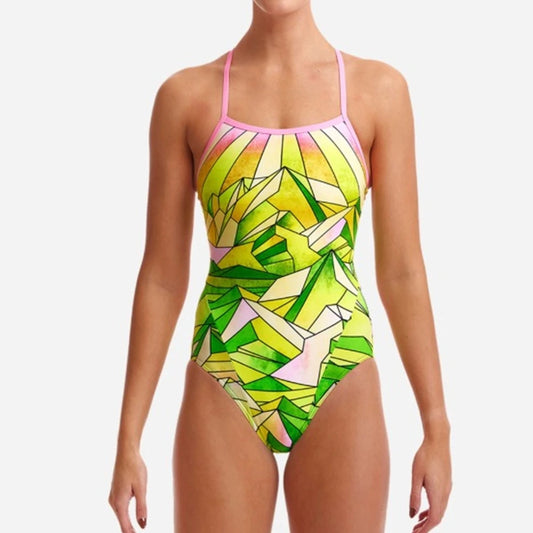 Women Swimsuit Triathlon Back One-piece Suit Swimwear Wear Functional Training Swimsuit Sports Swimming Bathers