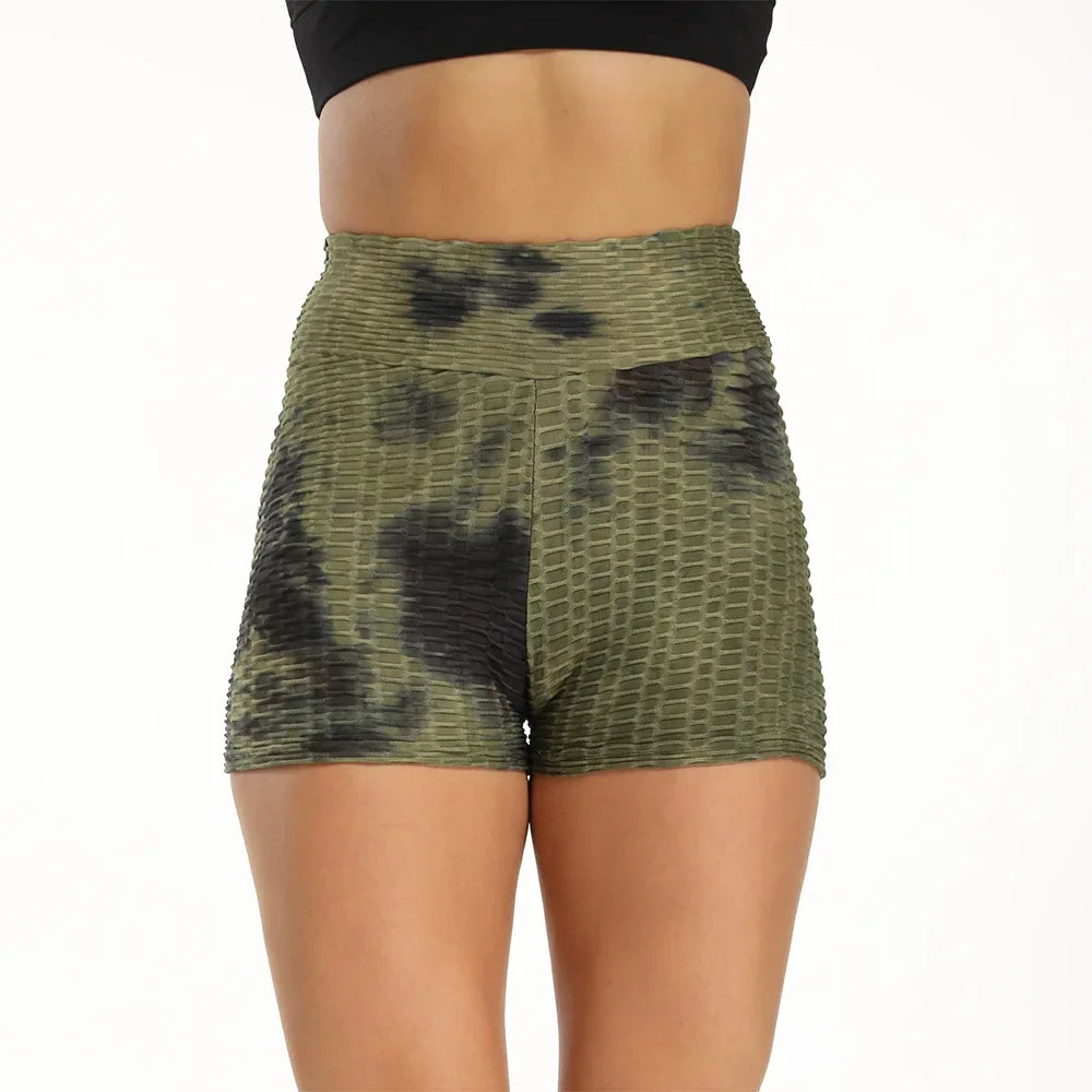 Gym Shorts Tie Dye Women Fitness Clothing Sporty Shorts Woman Leggings Workout Clothes Female Yoga Sports Shorts Sportswear