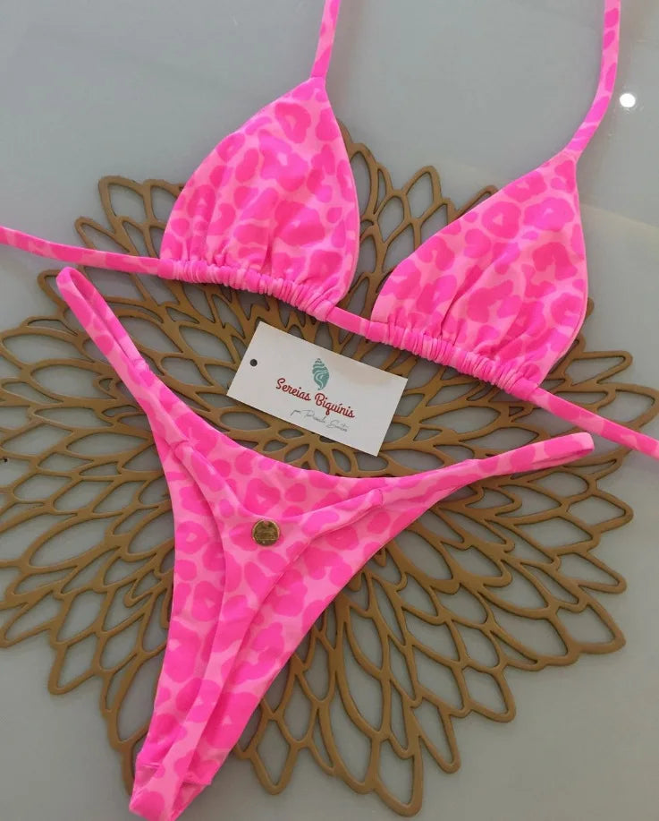 Micro Bikini Women Bikini Beach Holiday Swimsuit Two-piece Set