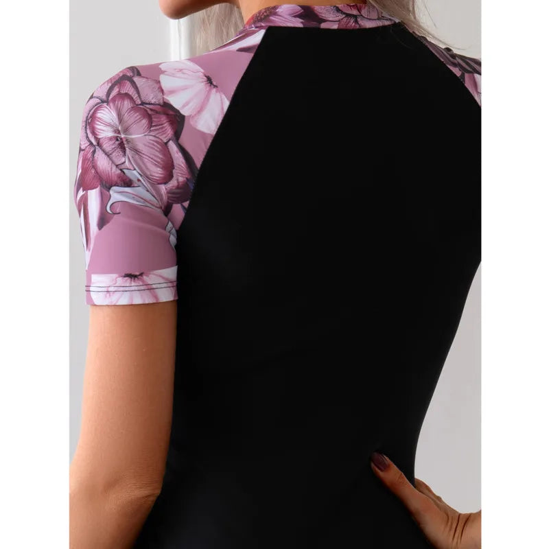 One Piece Swimsuits Closed Women's Swimwear Sports Surfing For Swimming Wear Body Bathing Suits Beachwear Pool Bather