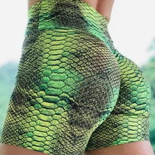 Women's Peach Hot Pants Heart Hip Tight Fitness Dance Sports Shorts