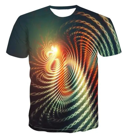 Men's 3d T-shirt Casual Short-sleeved O-neck Fashion Funny Printing T-shirt Men and Women T-shirt High-quality