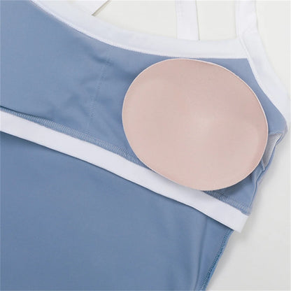 2PCS Women Tracksuit Yoga Set Nude Workout Sets Gym Clothes Push Up Fitness Running Sportwear Sport Bra Leggings Suit
