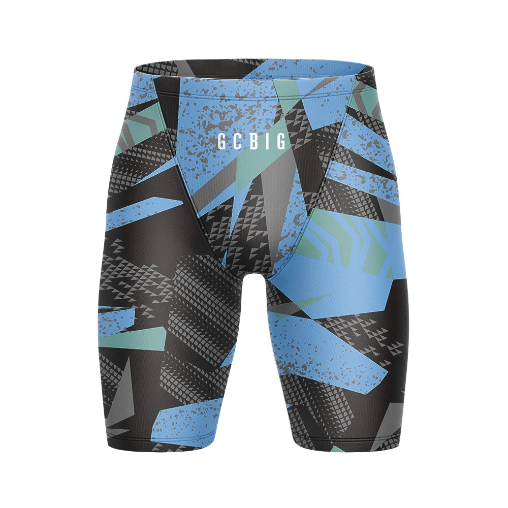 Swim Boxers Men's Jammers Sports Surf Shorts Men's Summer Trunks Swimwear Training Swim Shorts Trunks Swimsuits Beach Swimming Pants