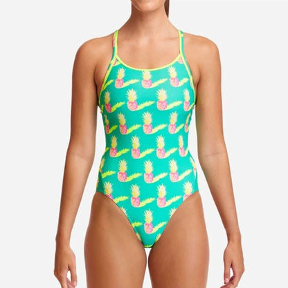 Women Swimsuit Triathlon Back One-piece Suit Swimwear Wear Functional Training Swimsuit Sports Swimminggown