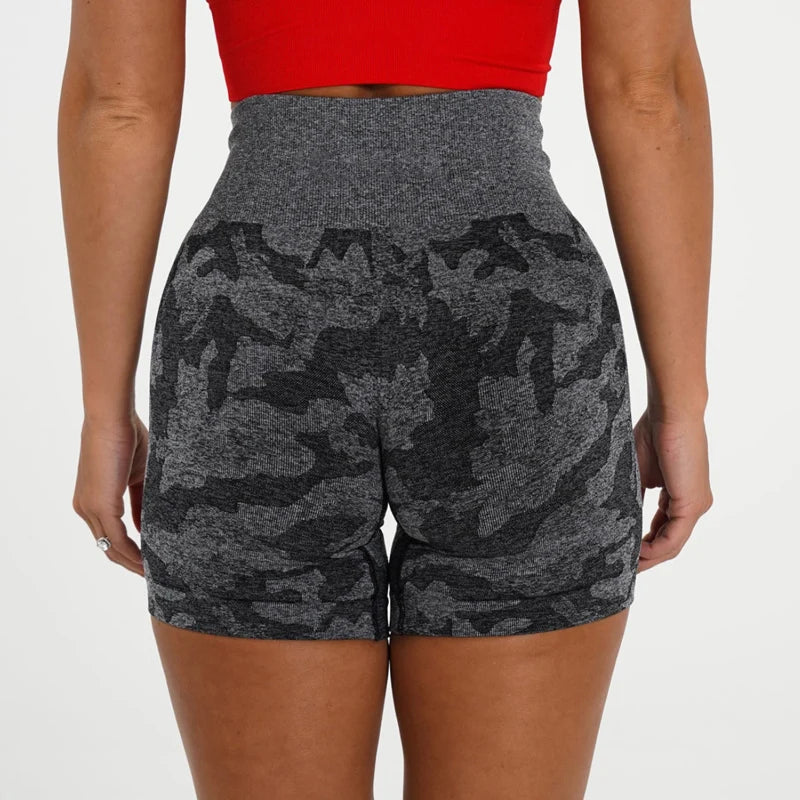 Seamless Workout Gym Leggings Women Camouflage Yoga Pant High Waist Scrunch Butt Fitness Tights 10 Colors XS Sportswear