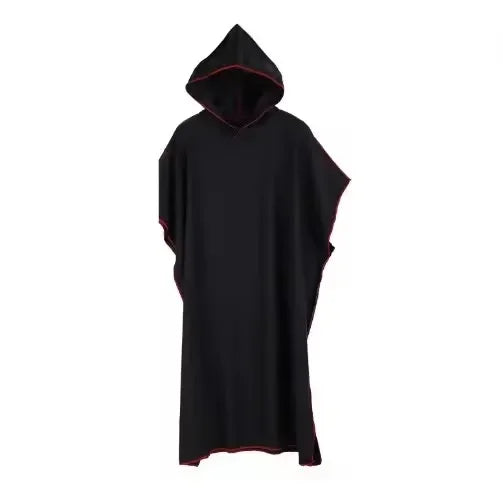 Quick-drying Changing Robe Quick Dry Bathrobe Hooded Absorbent Bath Towel Swimming & Fitness Super Absorbent Bathrobe