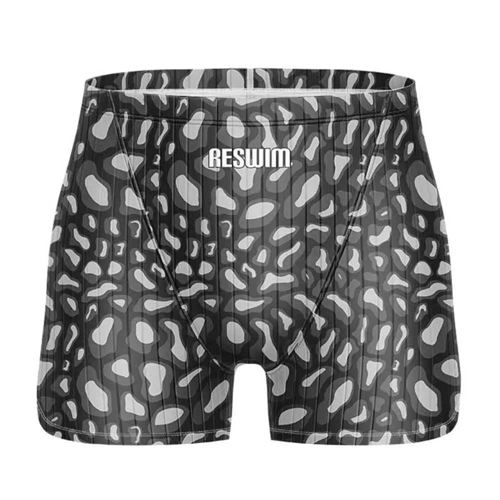 Men's Swim Jammer Swimsuit Shorts Swimming Trunks Athletic Training Swimwear Man Endurance Beach Tights Swimsuit Size 6XL