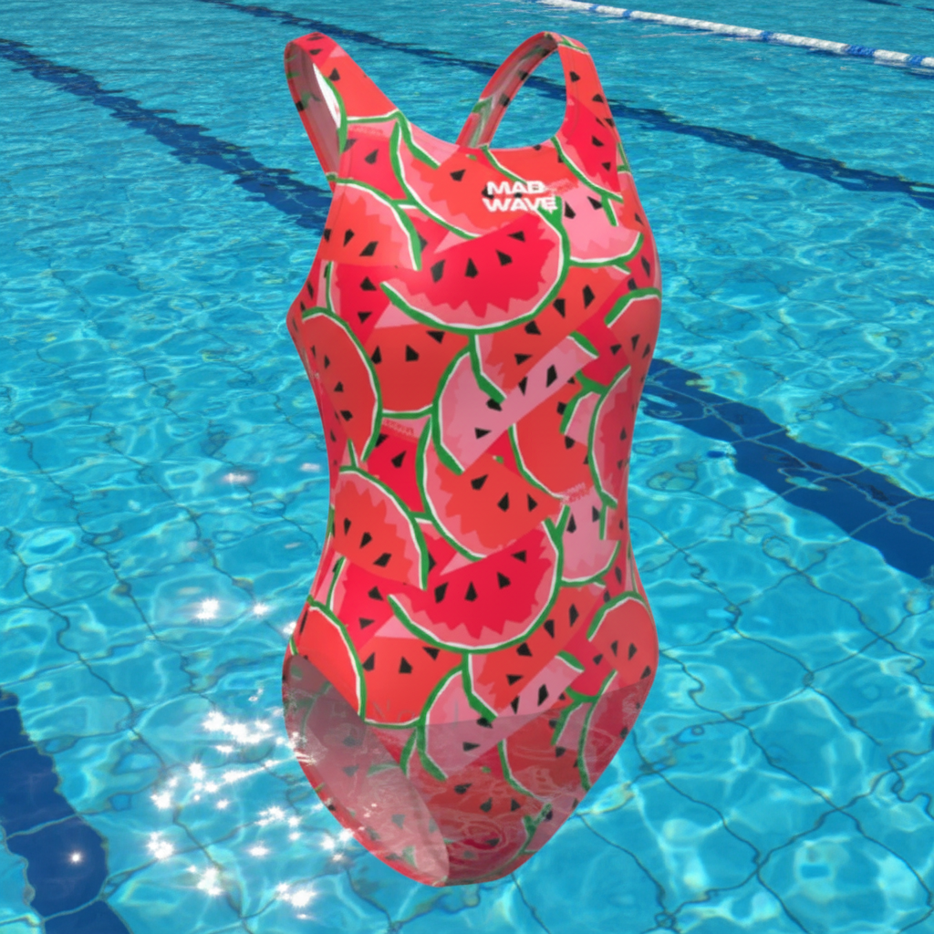 Summer Triathlon Training Swimsuit Women Criss Cross Back One-piece Casual Beach Bathing Suit Print Swimwear