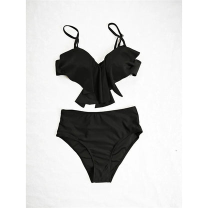 S - XL Printed Underwired Female Swimsuit High Waist Bikini Women Swimwear Two-pieces Bikini set Bather Bathing Suit Swim