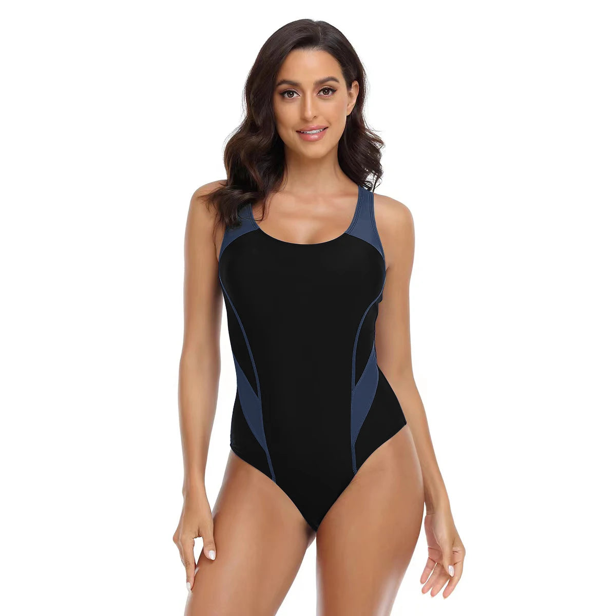 Sports One Piece Swimsuit Women Swimwear Professional Sport Bathing Suit Surfing Swimsuits Swimming Suit Backless Bikini