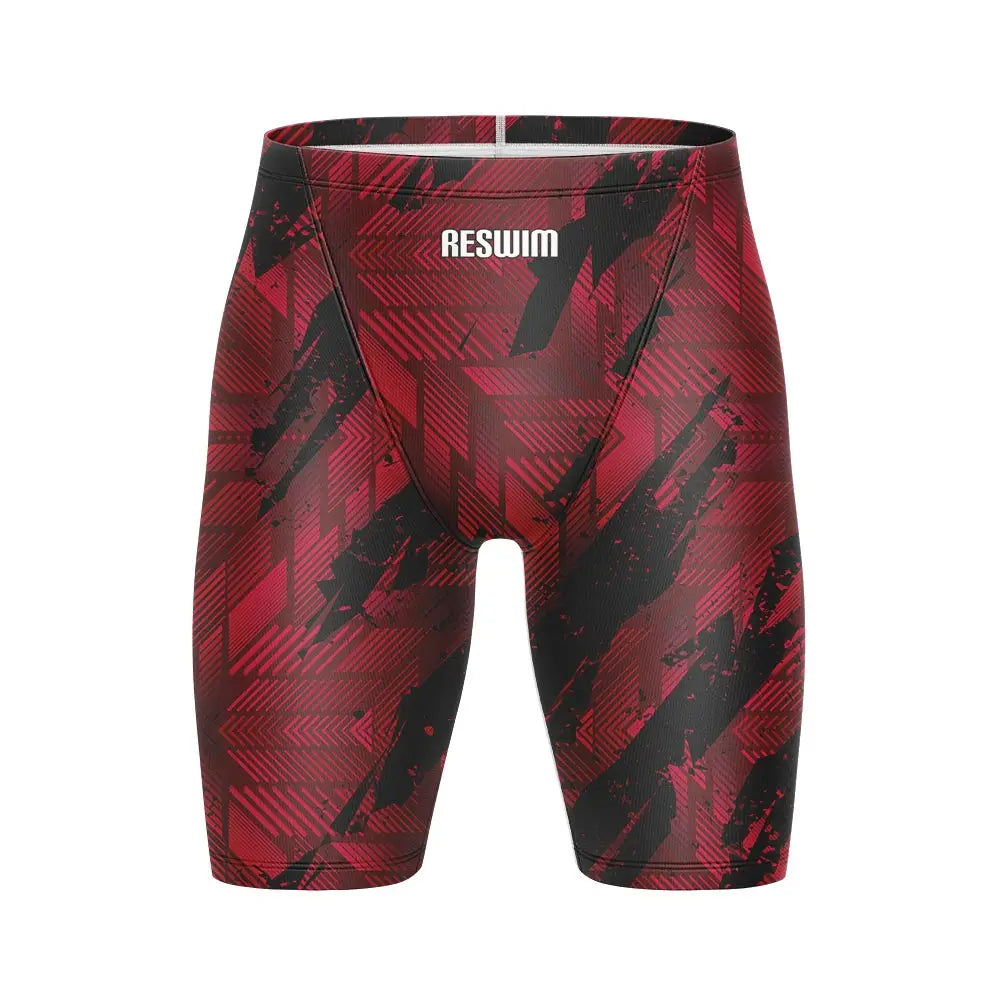 Swimming Trunks Beach Tights Shorts Men's Swim Jammer Shorts Athletic Training Swimsuit Short Quick Dry Lycra Surfing Pants