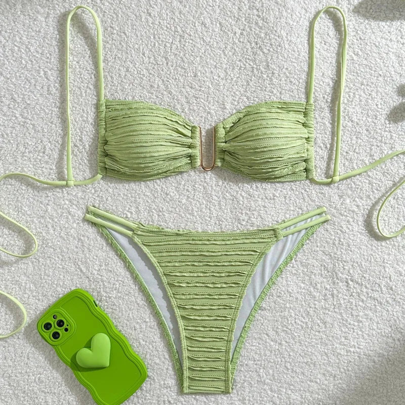 Bikinis Women's Swimwear Female Swimsuit For Swimming Wear Bathing Suits Brazilian Bikini Set Beachwear Pool Bather