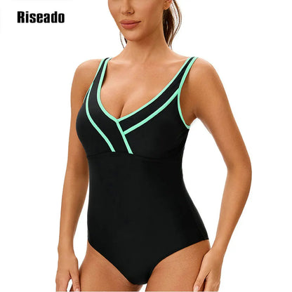 Women's One Piece Swimsuit Athletic Swimming Beach Bathing Suits Sport Swimwear