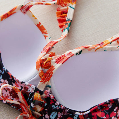 Brazilian Bikini Set Women Print Biquini Female Cut Bikinis Swimwear Push Up Swimsuit Bath Suit