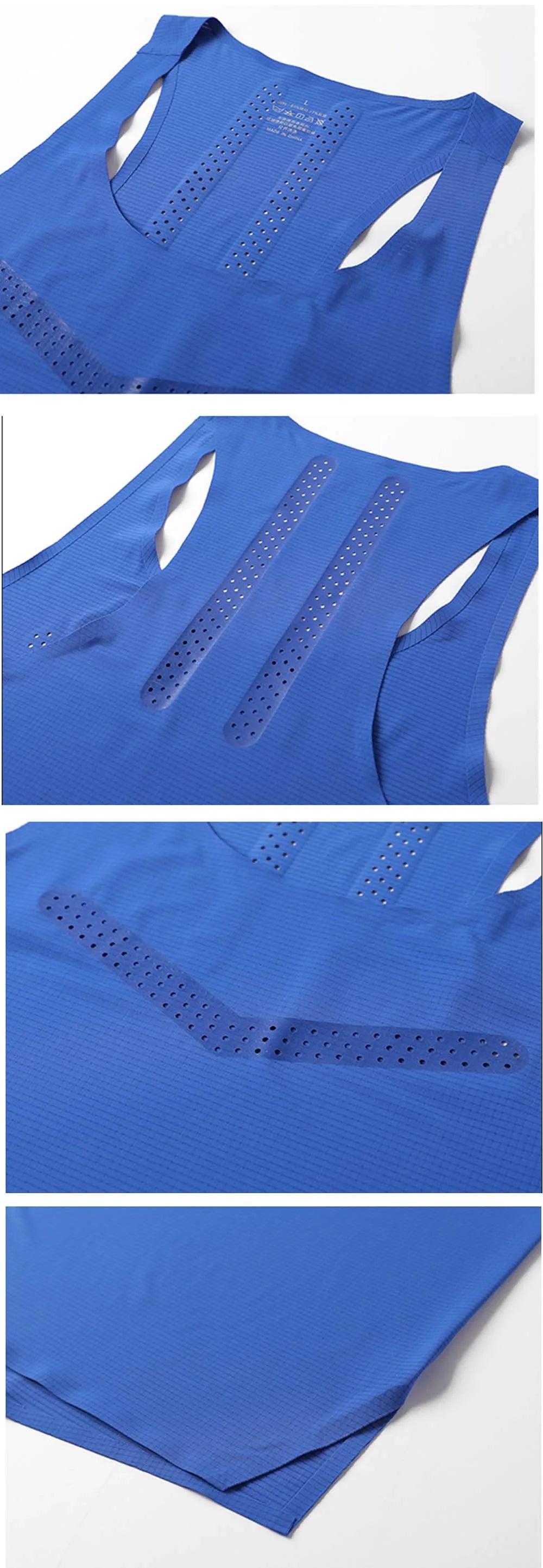 Mens Athletics Tank Top Running Vest Speed Sports Fitness Shirts Guys Athlete Track Field Marathon Sleeveless Clothing Singlets