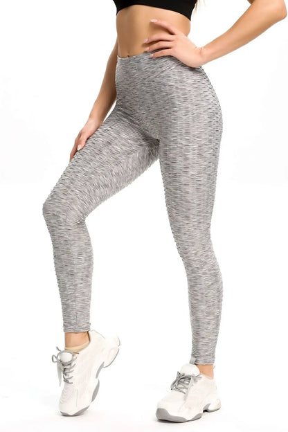 Sports Fitness Peach Lifting Hip Yoga Gym Pants Workout Booty Scrunch Butt Leggings Seamless Lift Low Waist for Women