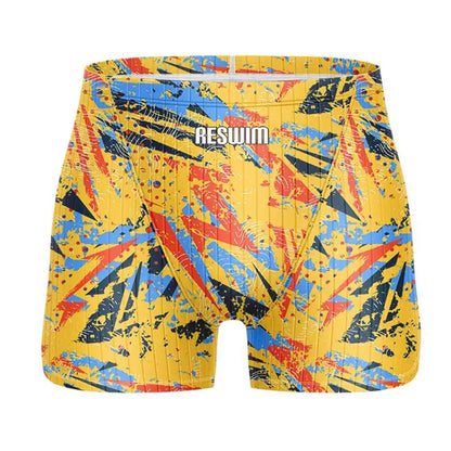 Men's Swim Jammer Swimsuit Athletic Training Racing Swimwear Swimming Trunks For Beach Tights Shorts Quick Dry Bathing Suit