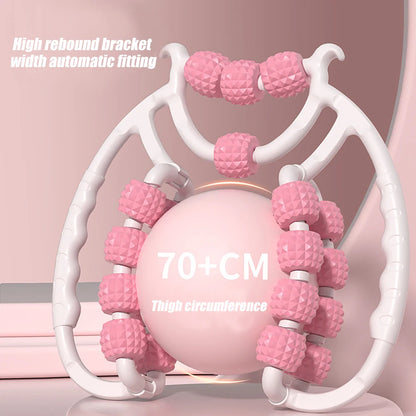 20 Wheel Annular Leg Clamp Massager Body Slimming Roller Massage for Body Massager Relax