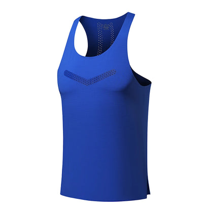 Mens Athletics Tank Top Running Vest Speed Sports Fitness Shirts Guys Athlete Track Field Marathon Sleeveless Clothing Singlets