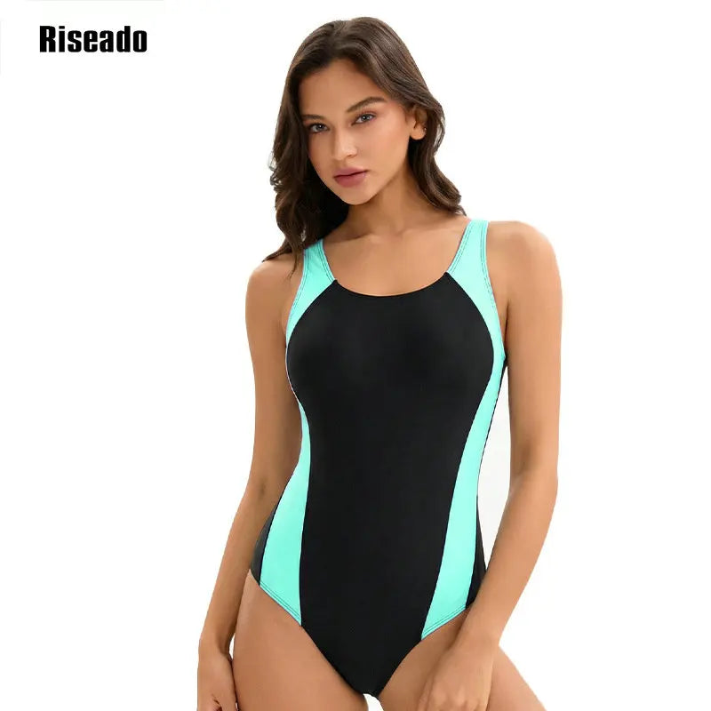 Women's One Piece Swimsuits Athletic Bathing Suit Full Coverage Sport Swimwear Slimming Modest Swim Suits