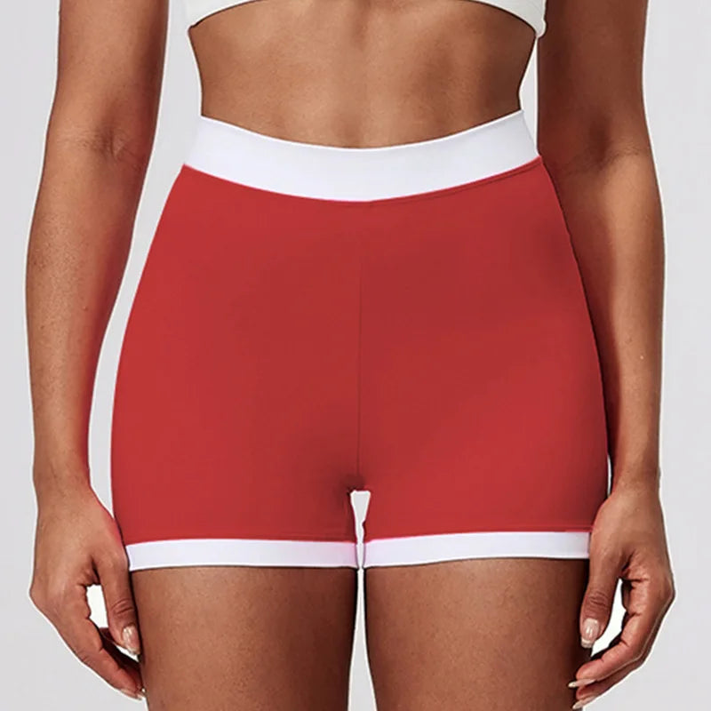 Women's V-Back Workout Shorts-High Waist Running Yoga Shorts, Quick-Dry&Chafe-Free for Summer GymShortsThatStay V-Back Lift Tech