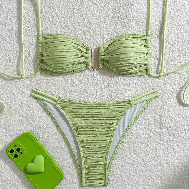 Bikinis Women's Swimwear Female Swimsuit For Swimming Wear Bathing Suits Brazilian Bikini Set Beachwear Pool Bather