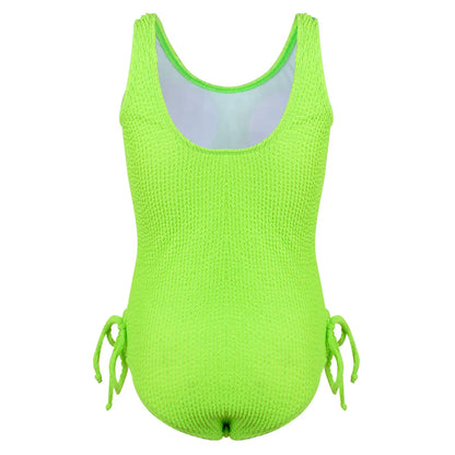 Neon Girls Teens One Piece Swimsuit 7-12 Years Summer Kids Swimwear Children Beachwear Sports Bathing Swimming Suits Monokini