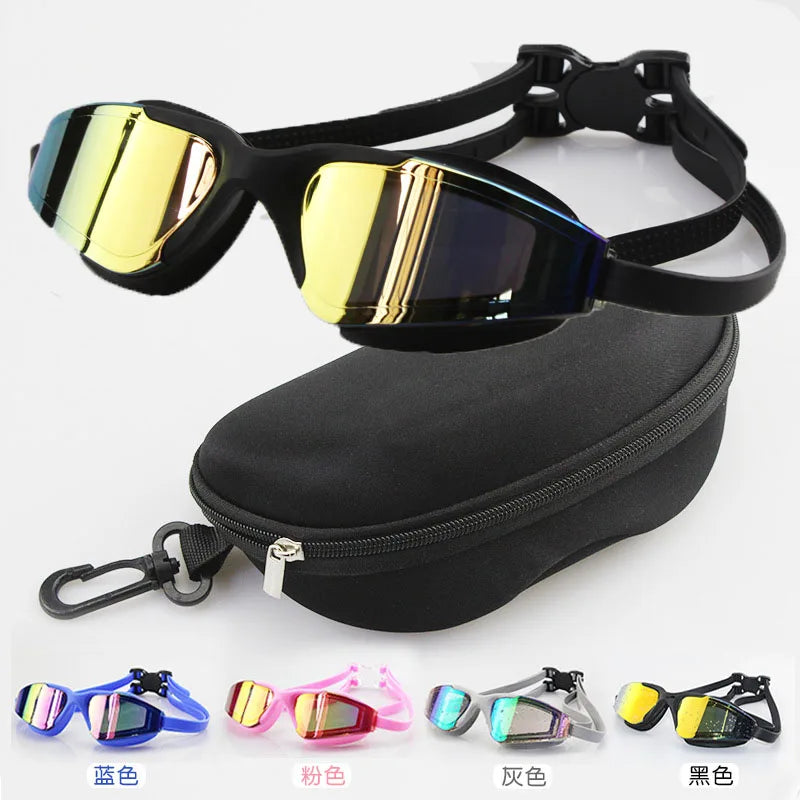 High-End Electroplating Anti-Fog Swimming Goggles For Men And Women HD Water Sports Swimming Goggles Swimming Supplies