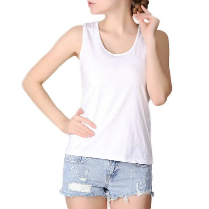 U-neck plus size vest large collar camisole bottoming shirt pink top women's clothing 6XL 5XL 4XL tank tops