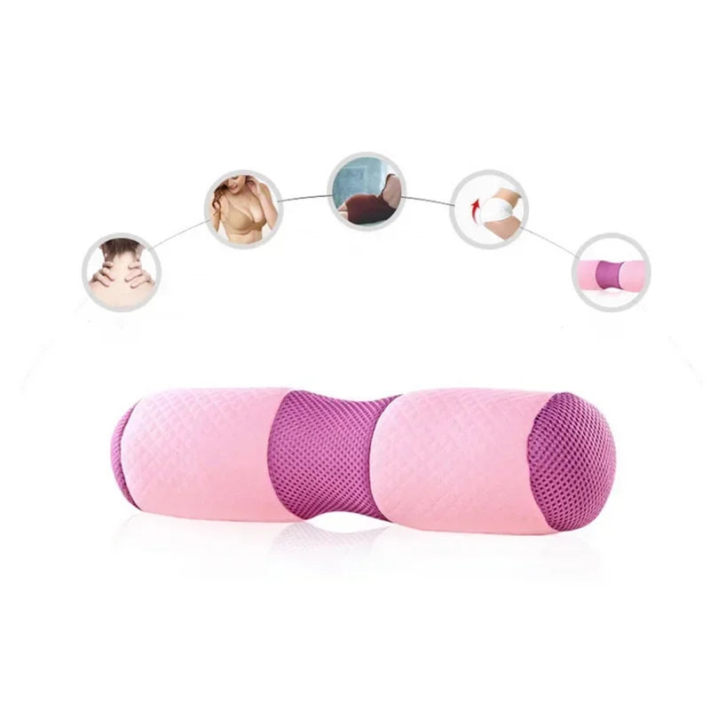 Yoga Column Foam Rollers Block Waist Pillow Fitness Massage Pilates Office Cervical Vertebrae Pelvic Bone Correction Exercises