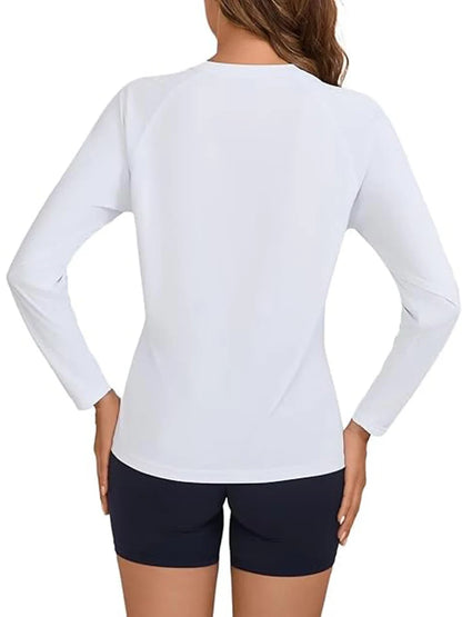 Women Long Sleeve Rashguard Swim Shirts Womens Swimwear Surf Rushguard Top Quality UV-Protection Rush Guard Tops