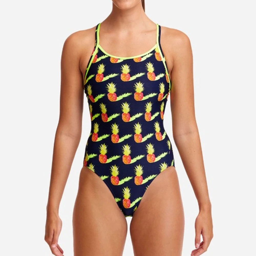 Women Swimsuit Triathlon Back One-piece Suit Swimwear Wear Functional Training Swimsuit Sports Swimming Bathers