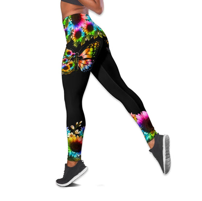 Butterfly 3D Printed Women's Leggings Fitness Female Full Length Leggings yoga Running Pants DDK104